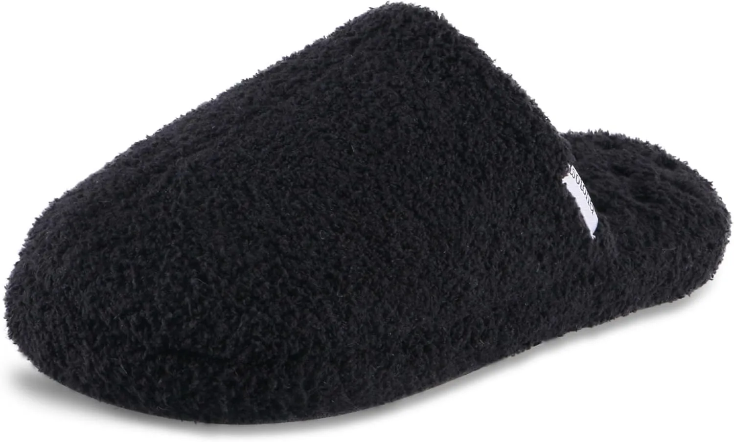 isotoner Women's Cozy Plush Terry Knit Joey Scuff Slippers-Memory Foam