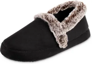 isotoner Women's Memory Foam Microsuede a Line Eco Comfort Recycled Slippers