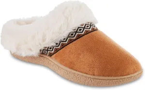 isotoner Women’s Slippers Memory Foam, Stylish Bedroom Shoes for Ladies - Buckskin X-Large