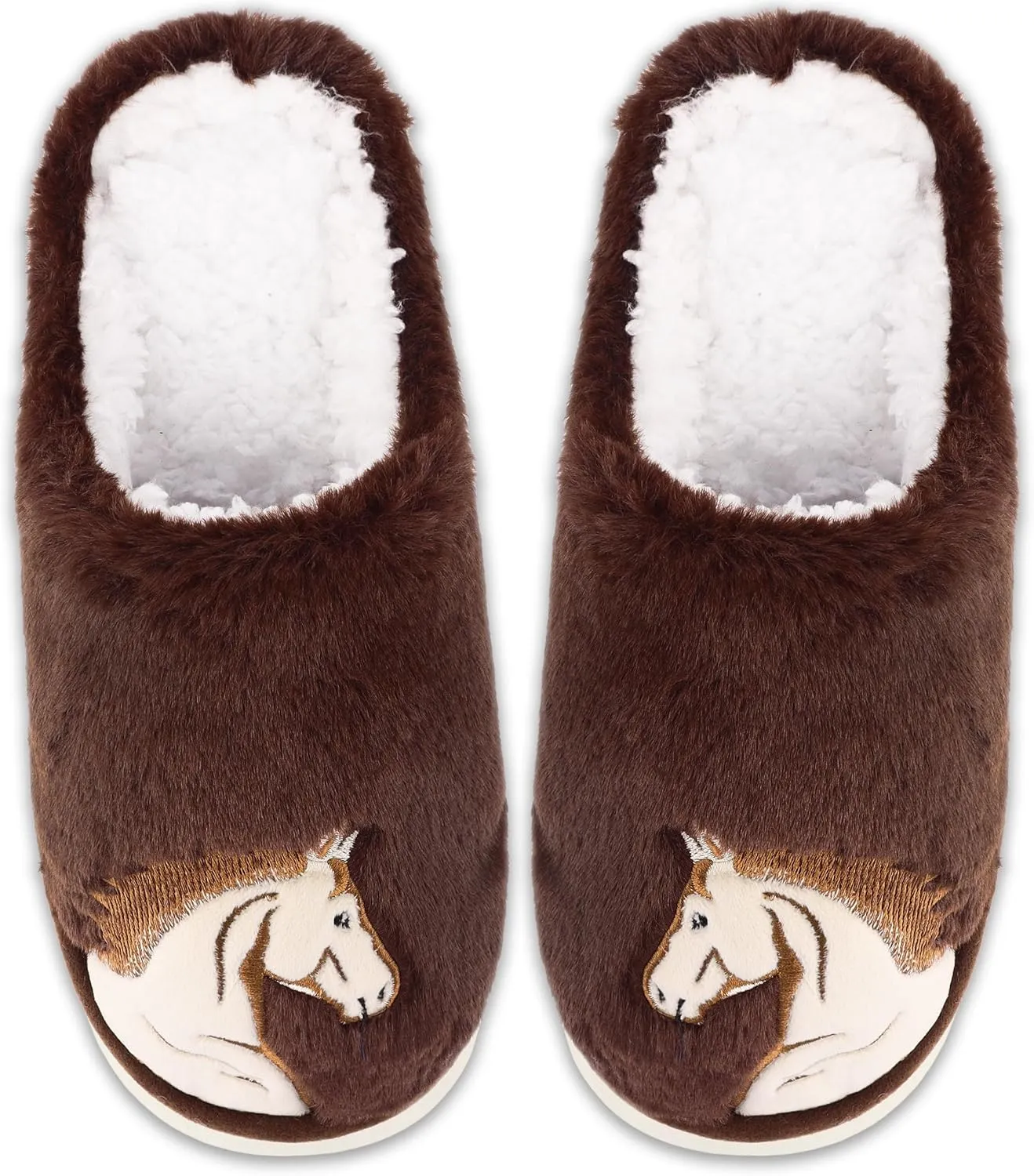 Jeasona Animal Slippers Women Sloth Horse Owl Penguin Elephant Gifts for Women