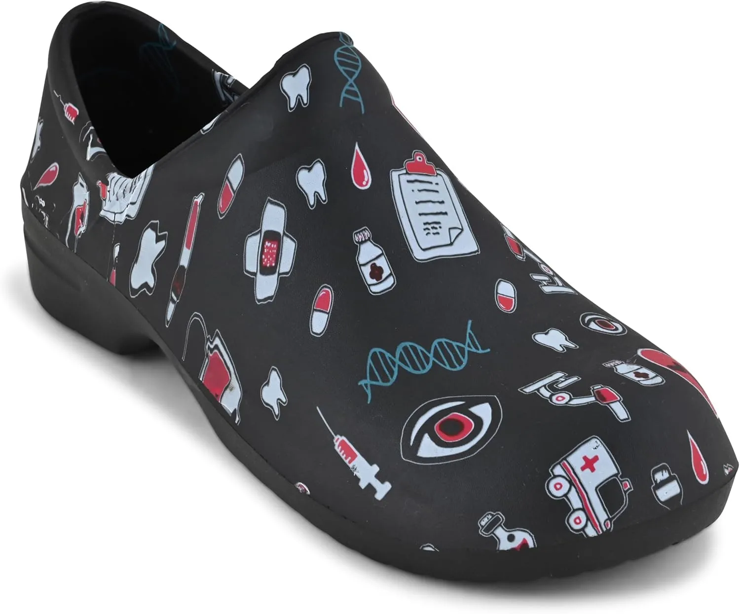 JEFFRICO Breathable Clogs for Women - Lightweight Slip-On Garden, Nursing & Work Shoes with Arch Support - Work Clogs Comfortable EVA Footwear