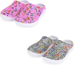 JEFFRICO Breathable Clogs for Women - Lightweight Slip-On Garden, Nursing & Work Shoes with Arch Support - Work Clogs Comfortable EVA Footwear