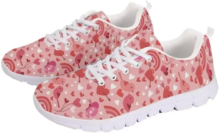 Jeiento Outdoor Running Shoes for Women Men Teenager Non Slip Fashion Mesh Gym Sports Shoes Workout Casual Sneakers for Teenager Girls