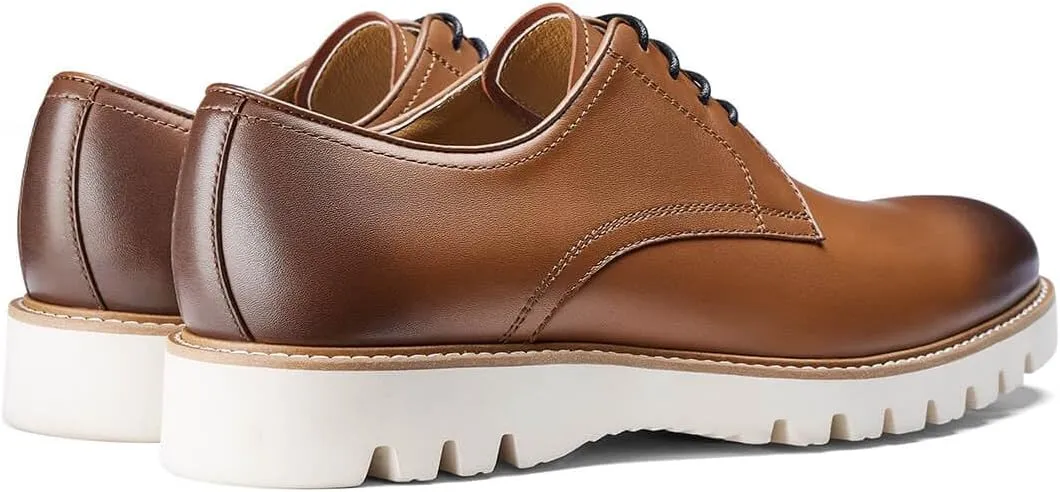 Jepsengord Men's Dress Shoes Genuine Italian Cowhide Leather Casual Oxford Derby Sneakers Comfortable Formal Shoes