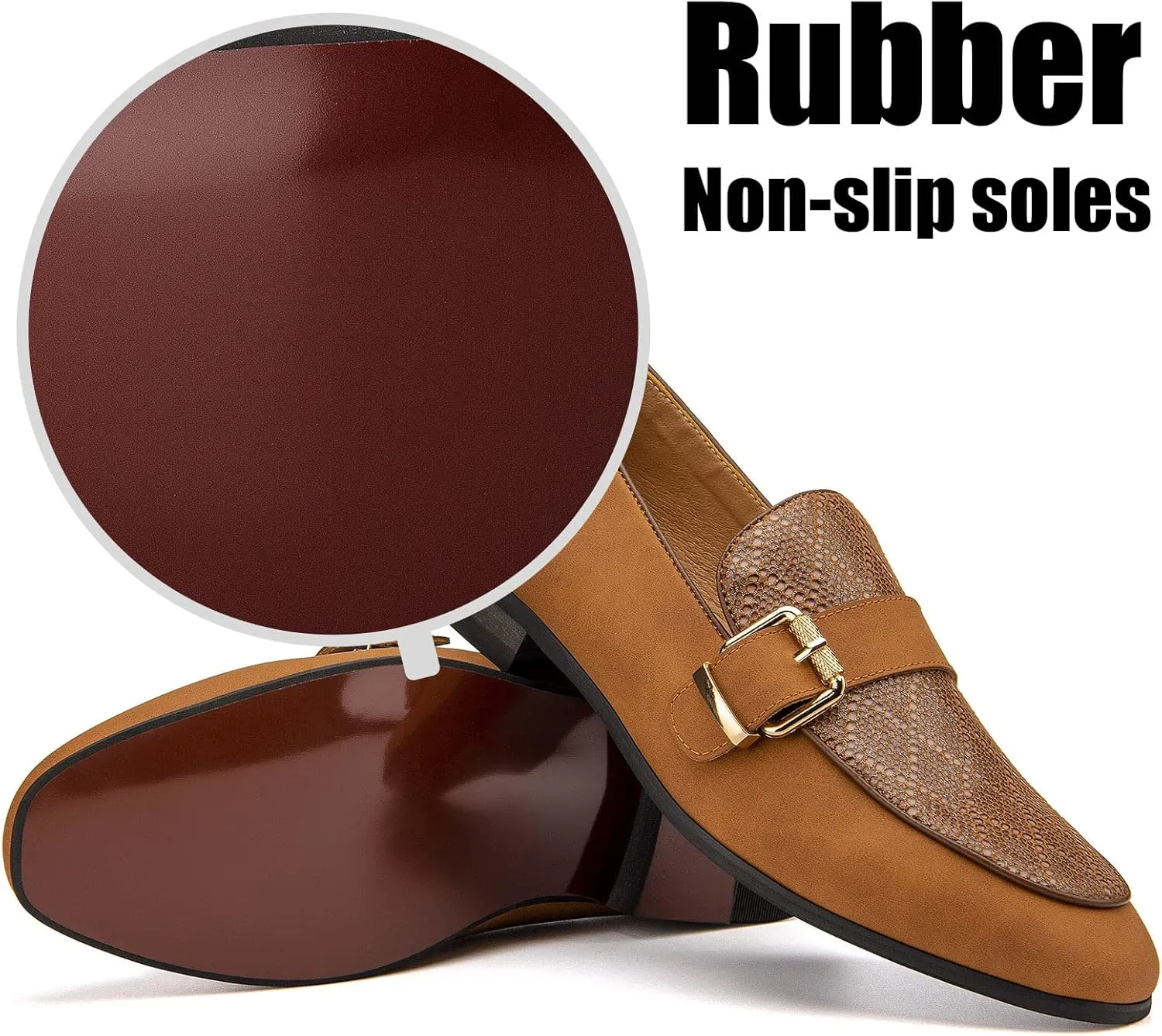 JITAI Mens Loafers Shoes Slip On Driving Shoes Casual Dress Loafer Business Fashion Shoes