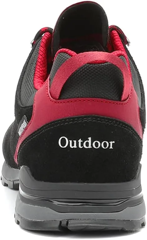 JITUUE Mens Hiking Shoes - Low-Top Outdoor Waterproof Shoes, Comfortable All-Day Walking Shoes for Men, Ideal for Outdoor Trailing Trekking Adventure Sneakers