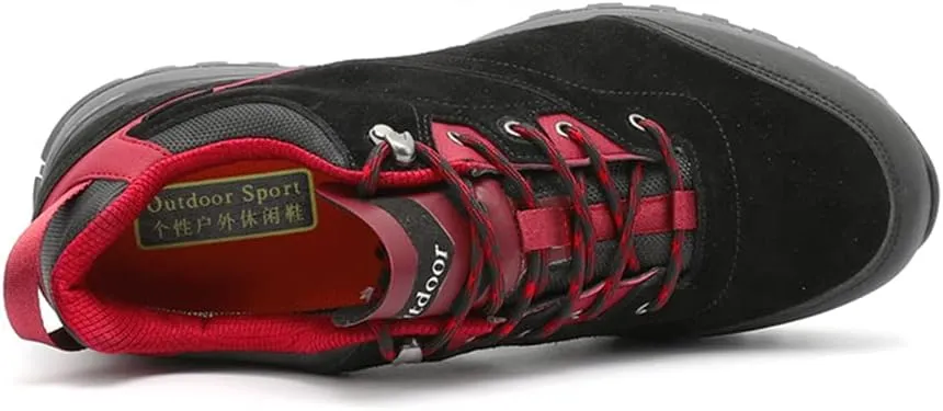 JITUUE Mens Hiking Shoes - Low-Top Outdoor Waterproof Shoes, Comfortable All-Day Walking Shoes for Men, Ideal for Outdoor Trailing Trekking Adventure Sneakers