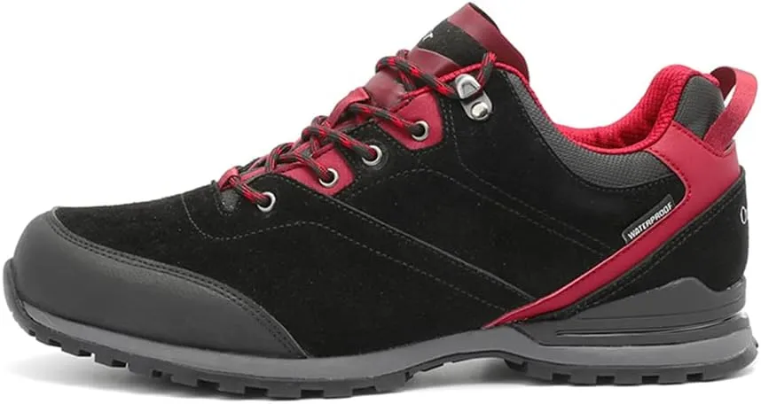 JITUUE Mens Hiking Shoes - Low-Top Outdoor Waterproof Shoes, Comfortable All-Day Walking Shoes for Men, Ideal for Outdoor Trailing Trekking Adventure Sneakers