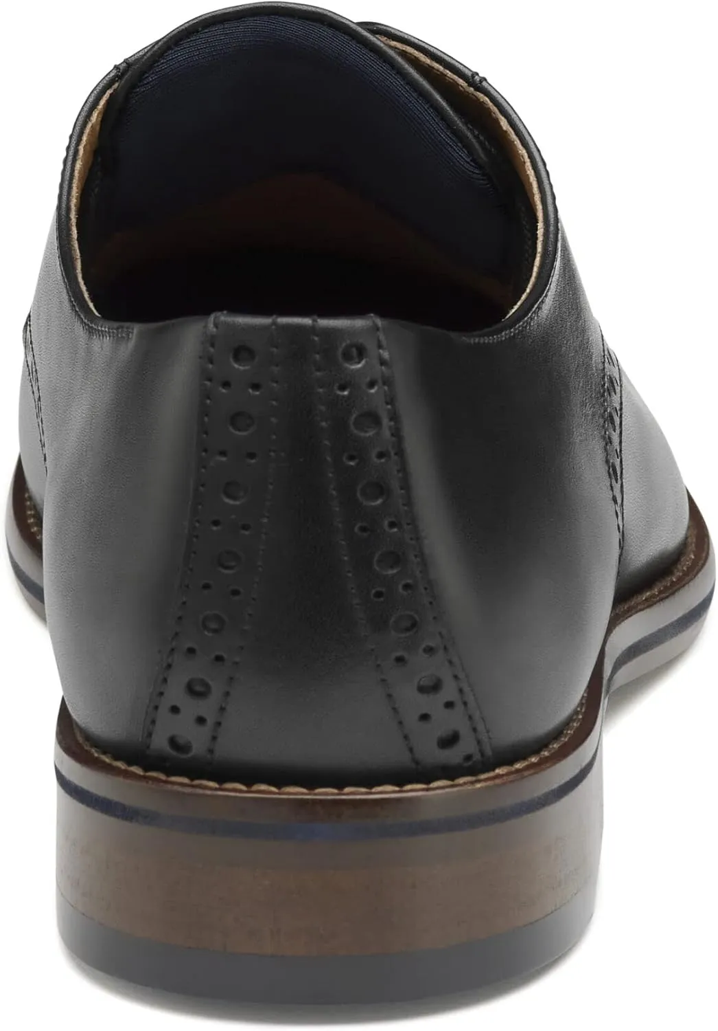 Johnston & Murphy Men’s Conard 2.0 Plain Toe Shoe – Men's Dress Shoes, Dress Shoes for Men, Rich Italian Leather Shoes, Men’s Work Shoes, Cushioned Footbed & Rubber Sole