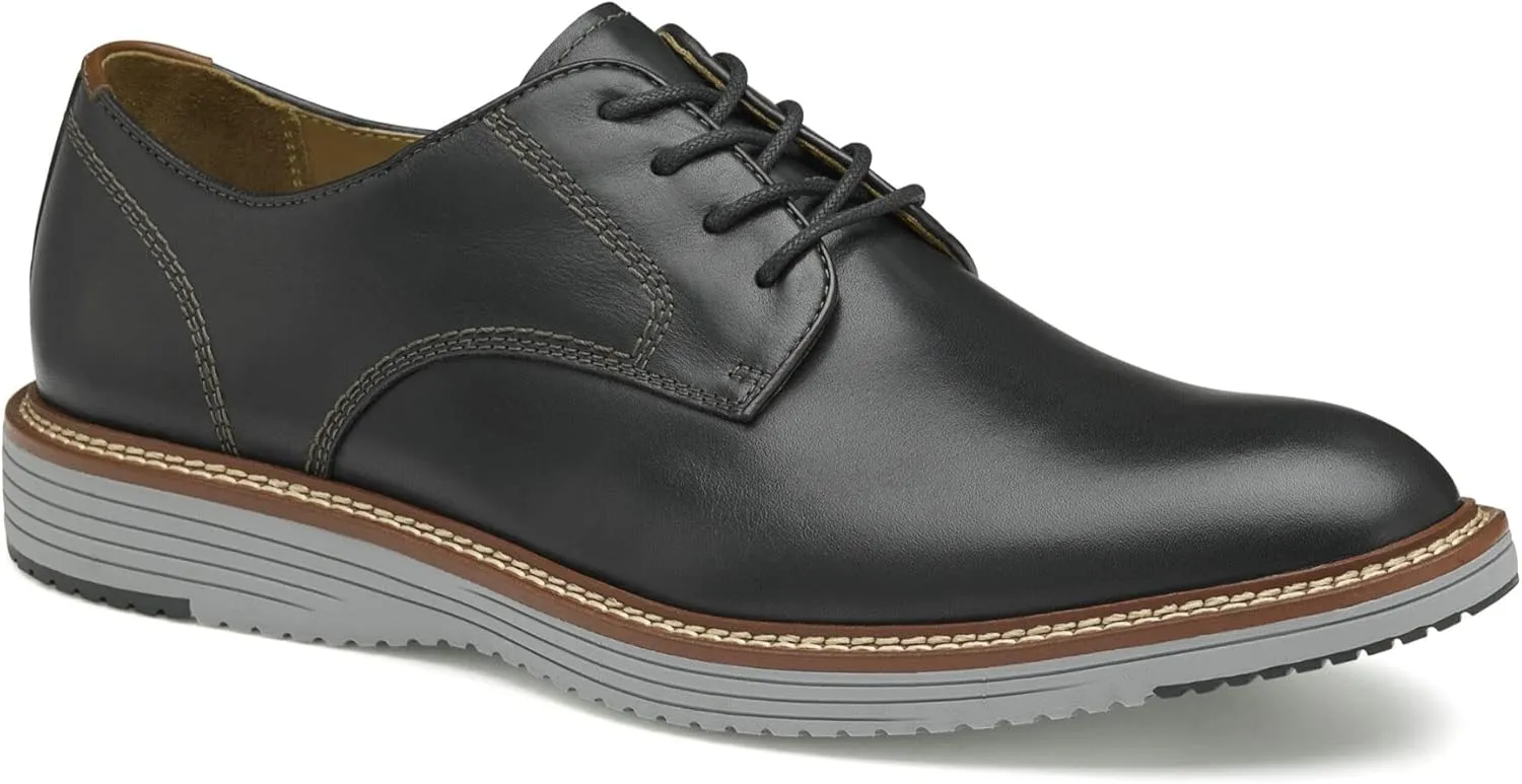 Johnston & Murphy Upton Plain Toe Men’s Shoe, Business Casual Men’s Dress Shoes, Comfortable Leather Shoes for Men