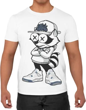 Jordan 4 Midnight Navy Cash Addicts Men's T Shirt to Match Sneakers, Jordan 4s Midnight Navy Tee Matching Midnight Navy