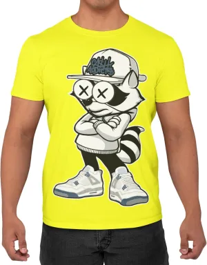 Jordan 4 Midnight Navy Cash Addicts Men's T Shirt to Match Sneakers, Jordan 4s Midnight Navy Tee Matching Midnight Navy