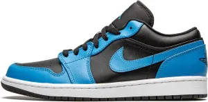 Jordan Mens Air 1 Low 553558 410 Laser Blue - Size 7.5