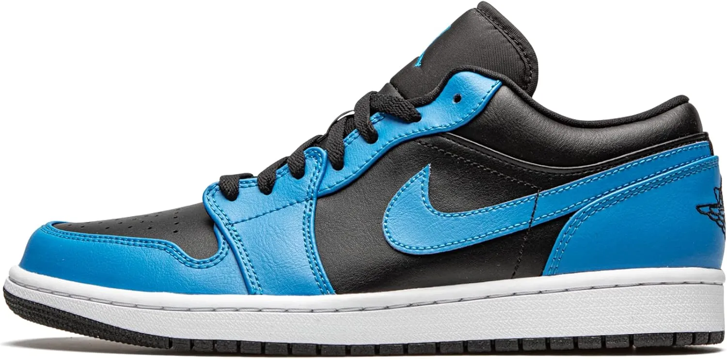 Jordan Mens Air 1 Low 553558 410 Laser Blue - Size 7.5