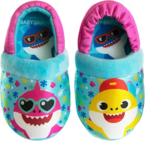 Josmo Baby Shark Slippers for Girls and Boys - Lightweight Soft House Shoes for Kids