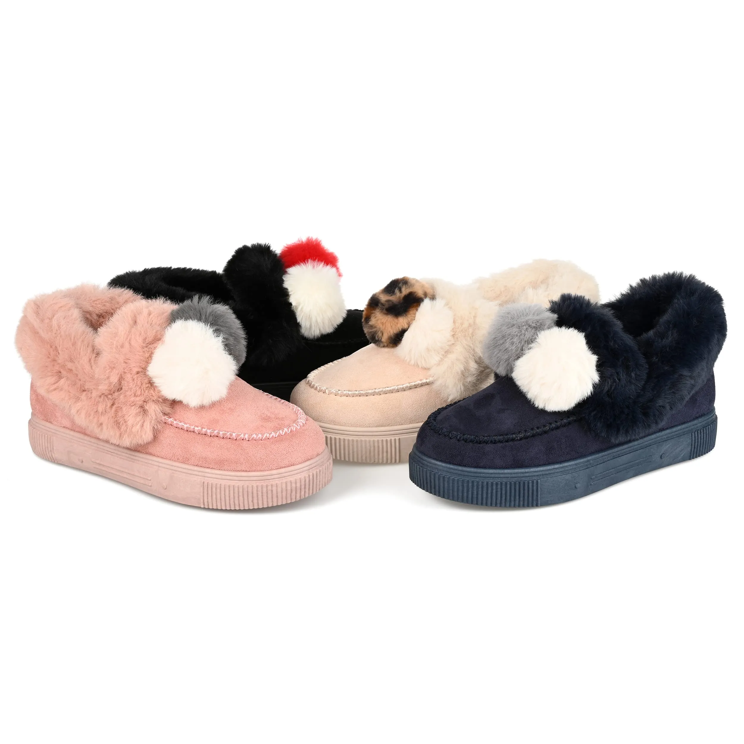 Journee Womens Sunset Tru Comfort Foam Slip On Shoe Style Round Toe Slippers Beige