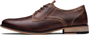 Jousen Men's Dress Shoes Formal Leather Oxford Shoes Classical Business Derby Shoes