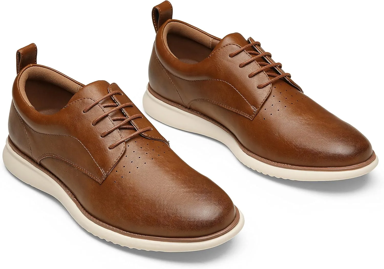 Jousen Mens Dress Shoes Oxfords Casual Retro Classic Comfortable Formal Derby Business Dress Shoes for Men