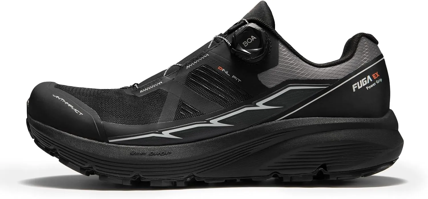 KAILAS Men's FUGA EX BOA Trail Running Shoes Non-Slip Lightweight Jogging Shoe Walking Hiking Outdoor Footwear Sport Sneakers