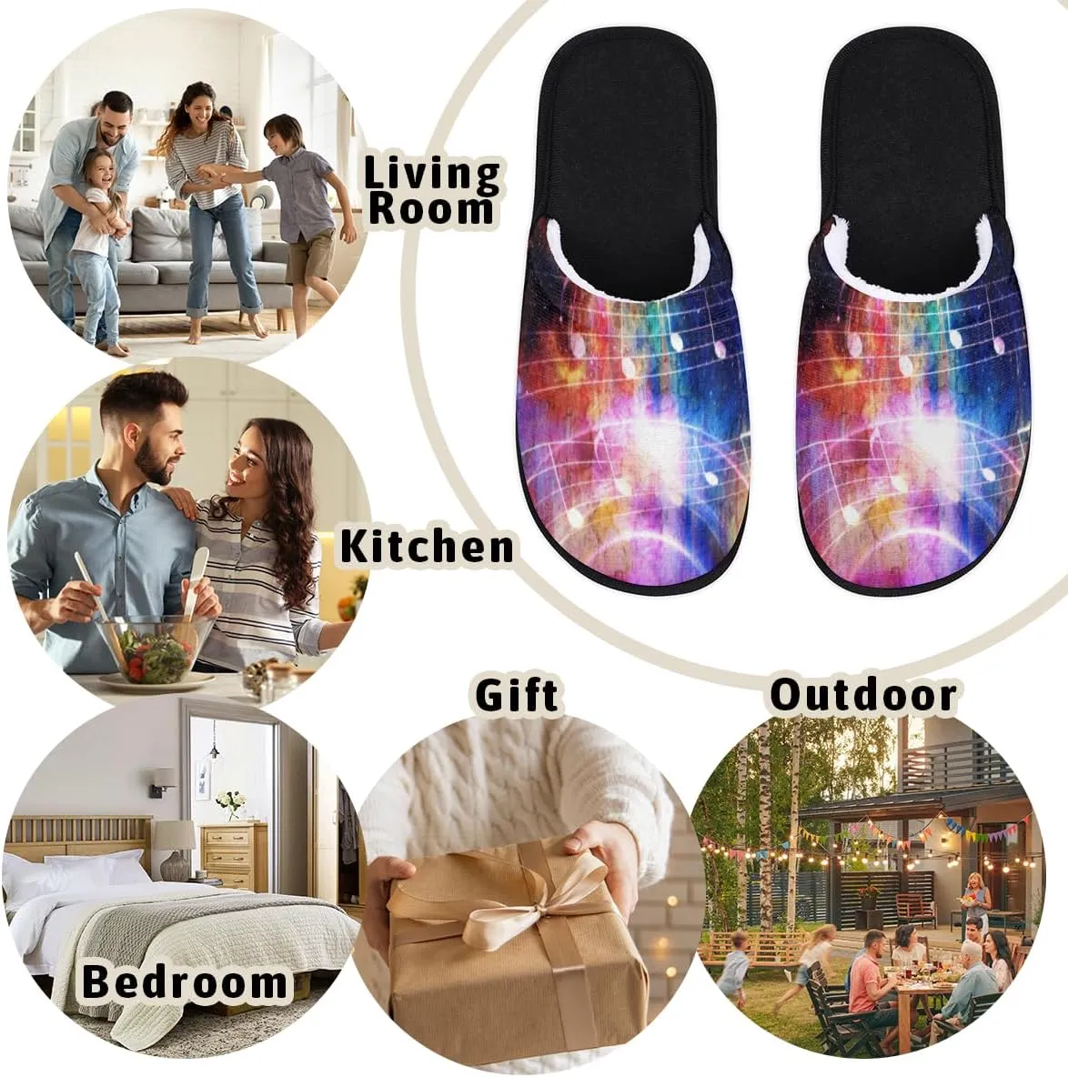 Kawaii Sushi Soft Women Slippers Cozy House Shoes Lightweight Fuzzy Slippers Memory Foam Slippers for Women Indoor and Outdoor