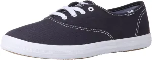 Keds Women's Champion Navy Canvas Shoes Wide Width Women's 10