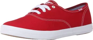 Keds Women's Champion Red Canvas Shoes Wide Width Women's 11