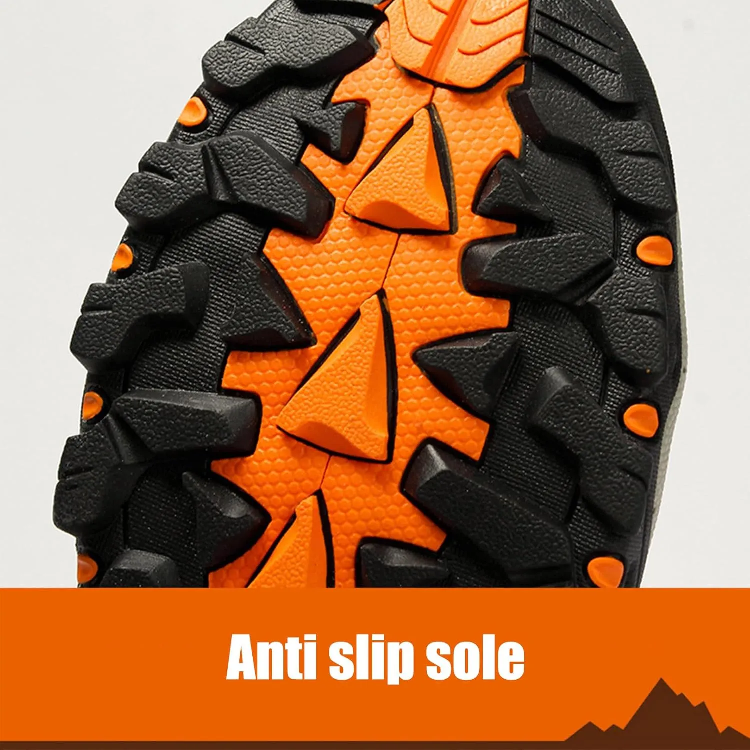Kervaky Men's Hiking Shoes Outdoor Sports Shoes Casual Shoes wear-Resistant and Non Slip Climbing Shoes