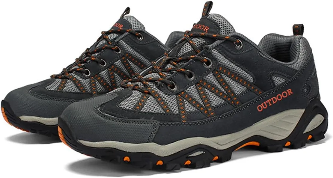 Kervaky Men's Hiking Shoes Outdoor Sports Shoes Casual Shoes wear-Resistant and Non Slip Climbing Shoes