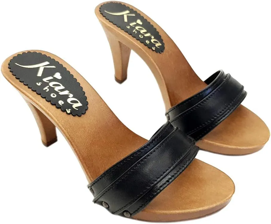 Kiara Shoes Sexy Shoes with Leather Band Fuchsia Made in Italy Shoes - K6301 P FUXIA
