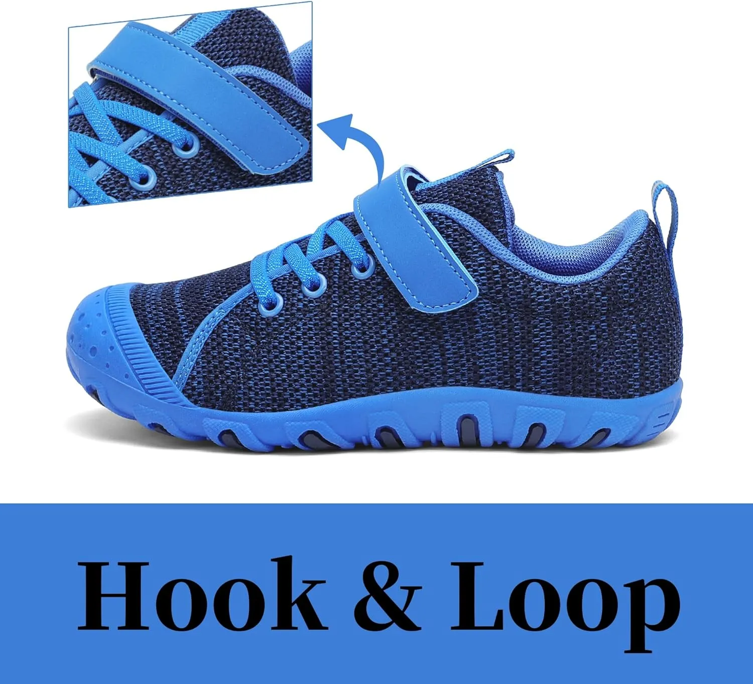 Kids Barefoot Shoes Boys Girls Sneakers,Girls Hiking Shoes, Anti Collision Boys' Trail Running Shoes, Outdoor for Walking