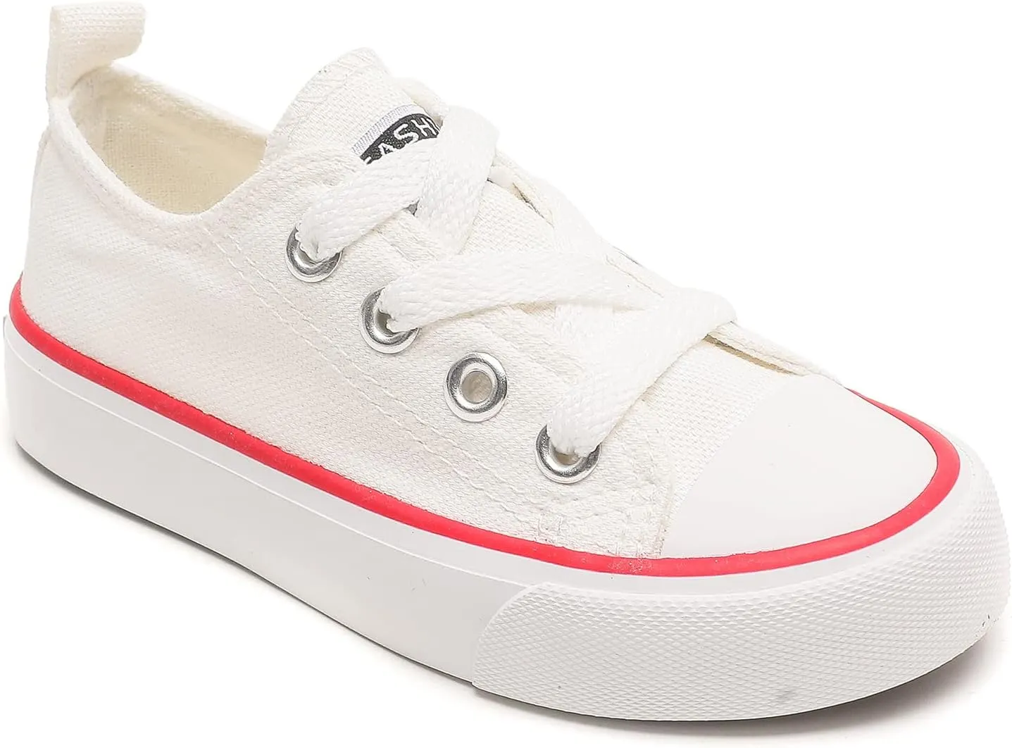 Kids Canvas Shoes Boys and Girls Low Top Slip On Sneakers