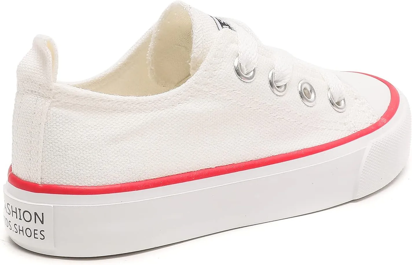 Kids Canvas Shoes Boys and Girls Low Top Slip On Sneakers