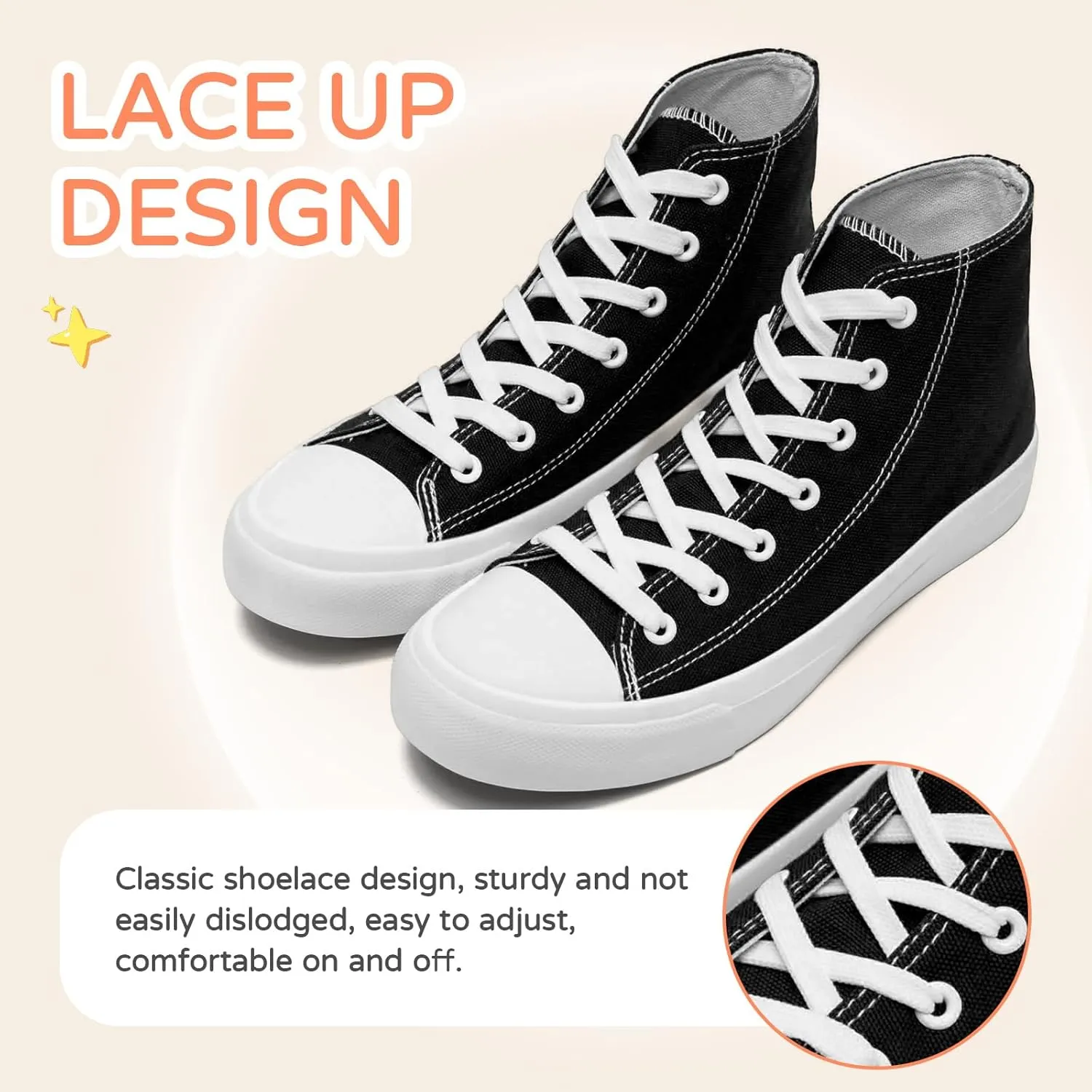 Kids Canvas Sneakers for Girls Boys High Top Canvas Fashion Shoes Comfortable Classic Casual Lace up Walking Running Shoes