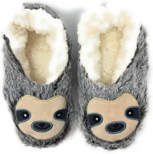 Kids Funny Animal Slippers, Novelty Fluffy Sherpa Indoor House Shoes for Girls & Boys, Size 1-4