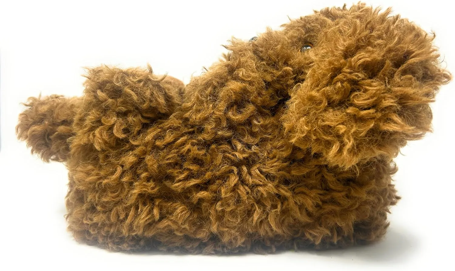 Kids Funny Soft Fuzzy Animal Slippers, Cute Cozy Non-Slip House Shoes for Boys & Girls, Shoe Size 1-4