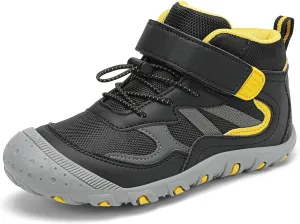 Kids Hiking Boots Boys Girls Outdoor Ankle Boots Anti Collision Hiking Shoes for Toddler/Little Kid/Big Kid