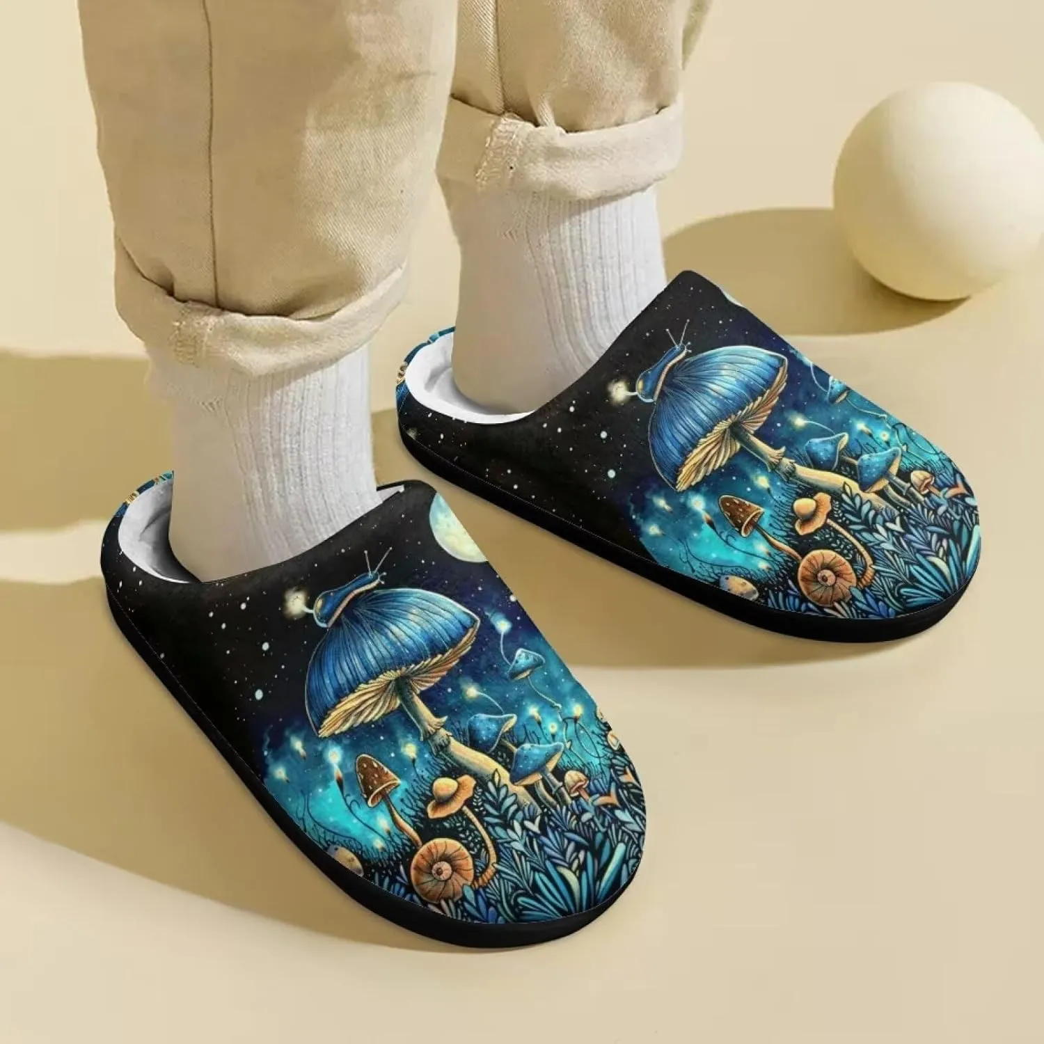 Kids Slippers House Slippers for Girls Boys Non-slip Cotton Slippers Winter Home Shoes