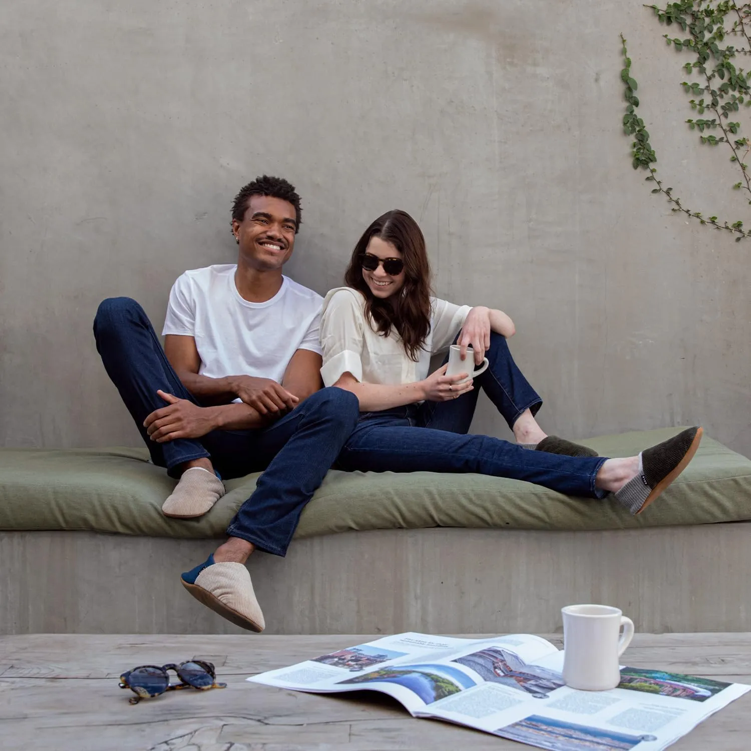Kolo Corduroy House Shoes, Ultra-Soft Lining, Genuine Leather Suede Sole