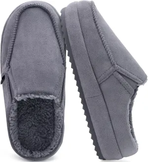 KuaiLu Womens Clog Slippers Cozy Warm Plush Lined With Suede Faux Fur House ladies Bedroom Slippers Comfortable Memory Foam Slip-on Womans Home Shoes Indoor Outdoor Thick Hard Sole