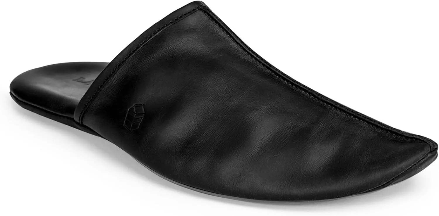 La Leche, Kazakh Style Slippers, Shoes for Home, Indoor House Shoes With Memory Foam, Full Grain Leather, Handmade
