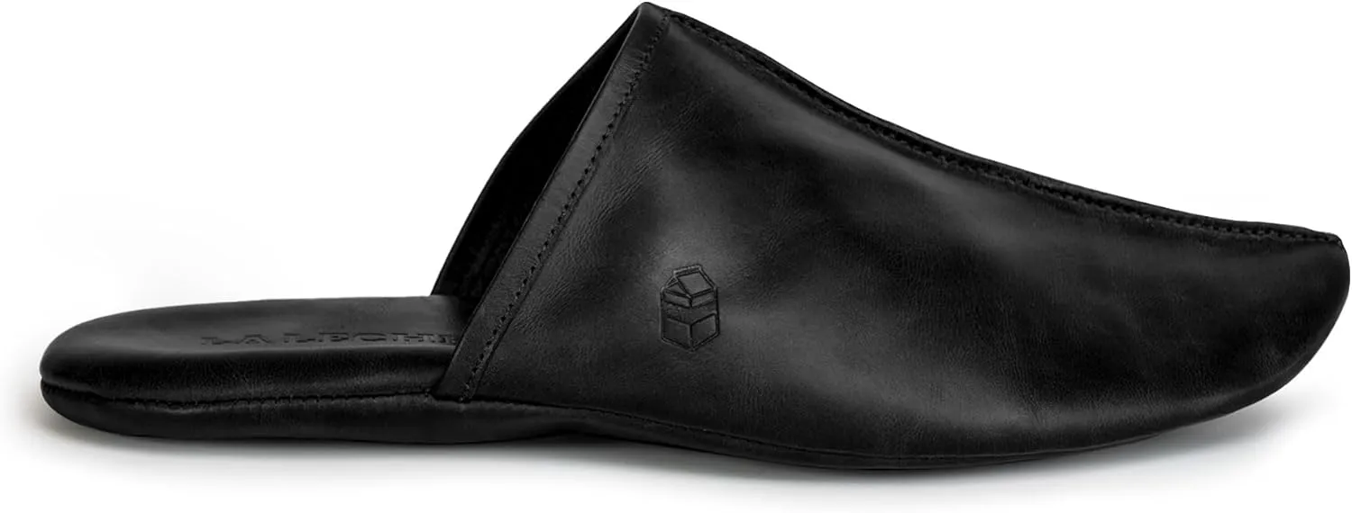 La Leche, Kazakh Style Slippers, Shoes for Home, Indoor House Shoes With Memory Foam, Full Grain Leather, Handmade