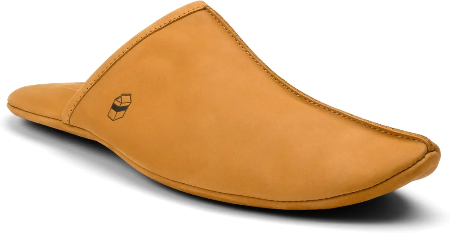 La Leche, Kazakh Style Slippers, Shoes for Home, Indoor House Shoes With Memory Foam, Full Grain Leather, Handmade