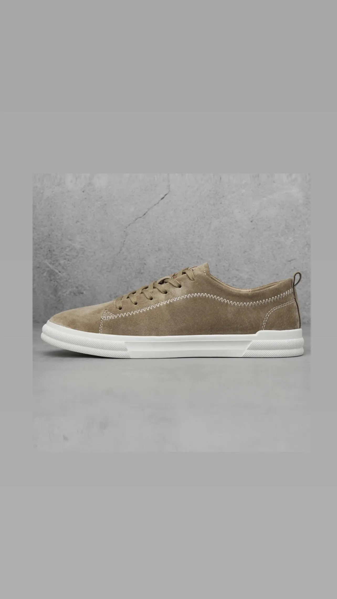 Lace up Sneaker(Khaki)