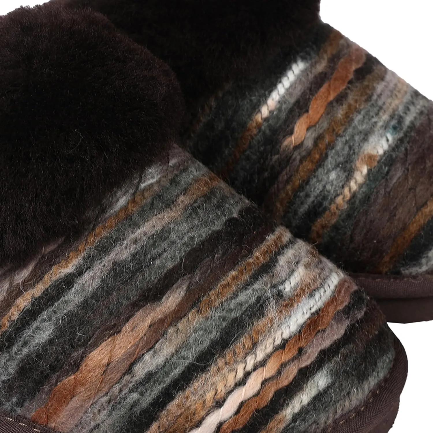 Lamo Women's Lia Scuff Slippers for Women - Premium Suede Upper, Sheepskin Cuff, Faux Fur Lining, Ortholite Foam Footbed with Australian Sheepskin, Rubberlon Outsole - Comfortable, and Stylish