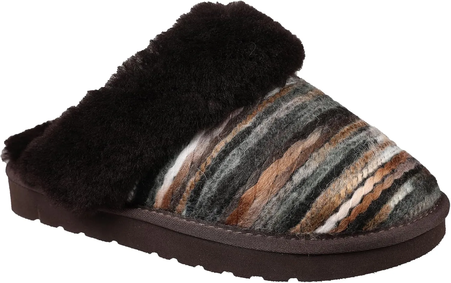 Lamo Women's Lia Scuff Slippers for Women - Premium Suede Upper, Sheepskin Cuff, Faux Fur Lining, Ortholite Foam Footbed with Australian Sheepskin, Rubberlon Outsole - Comfortable, and Stylish