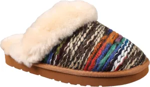 Lamo Women's Lia Scuff Slippers for Women - Premium Suede Upper, Sheepskin Cuff, Faux Fur Lining, Ortholite Foam Footbed with Australian Sheepskin, Rubberlon Outsole - Comfortable, and Stylish