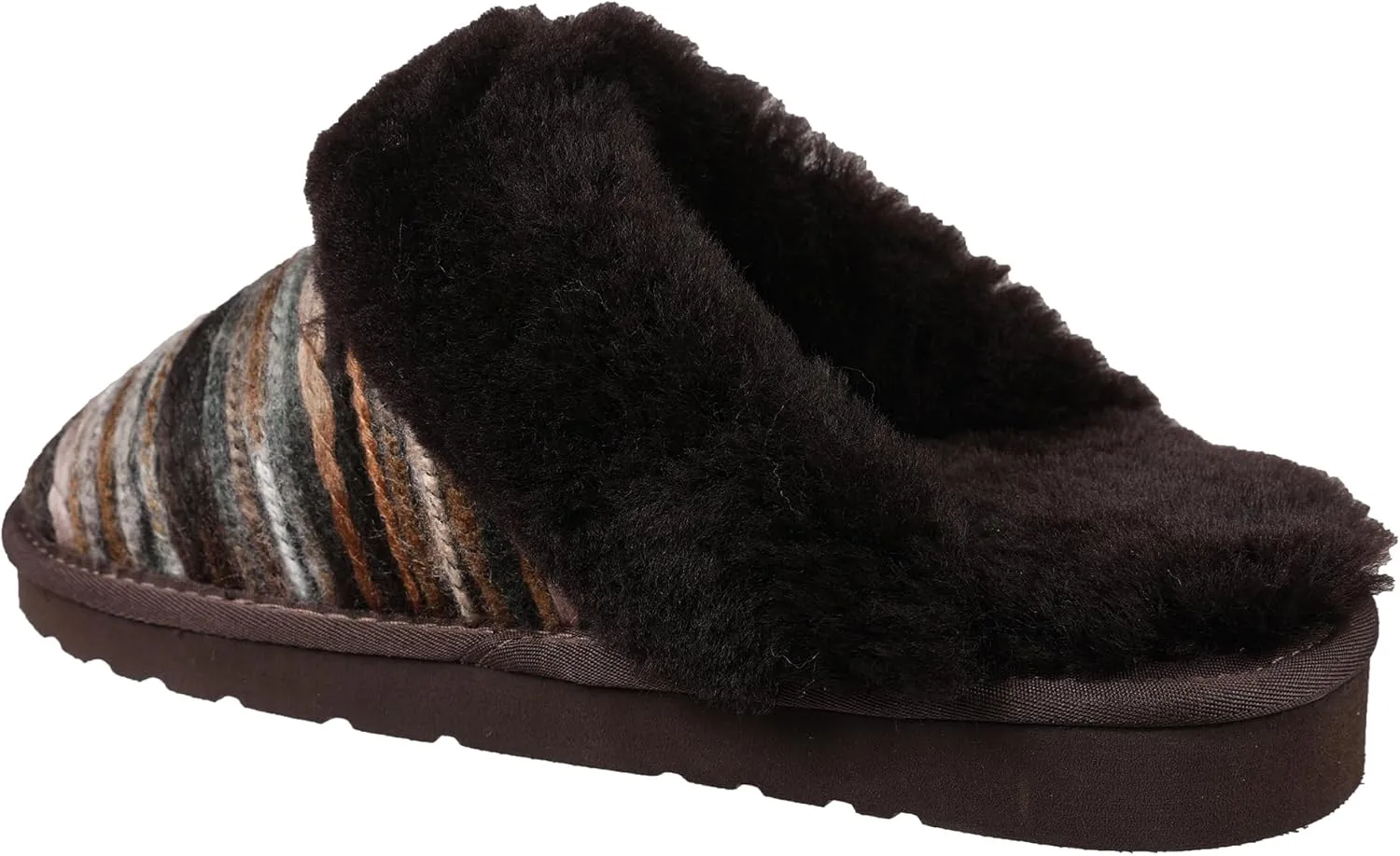 Lamo Women's Lia Scuff Slippers for Women - Premium Suede Upper, Sheepskin Cuff, Faux Fur Lining, Ortholite Foam Footbed with Australian Sheepskin, Rubberlon Outsole - Comfortable, and Stylish