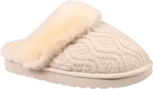 Lamo Women's Lia Scuff Slippers for Women - Premium Suede Upper, Sheepskin Cuff, Faux Fur Lining, Ortholite Foam Footbed with Australian Sheepskin, Rubberlon Outsole - Comfortable, and Stylish