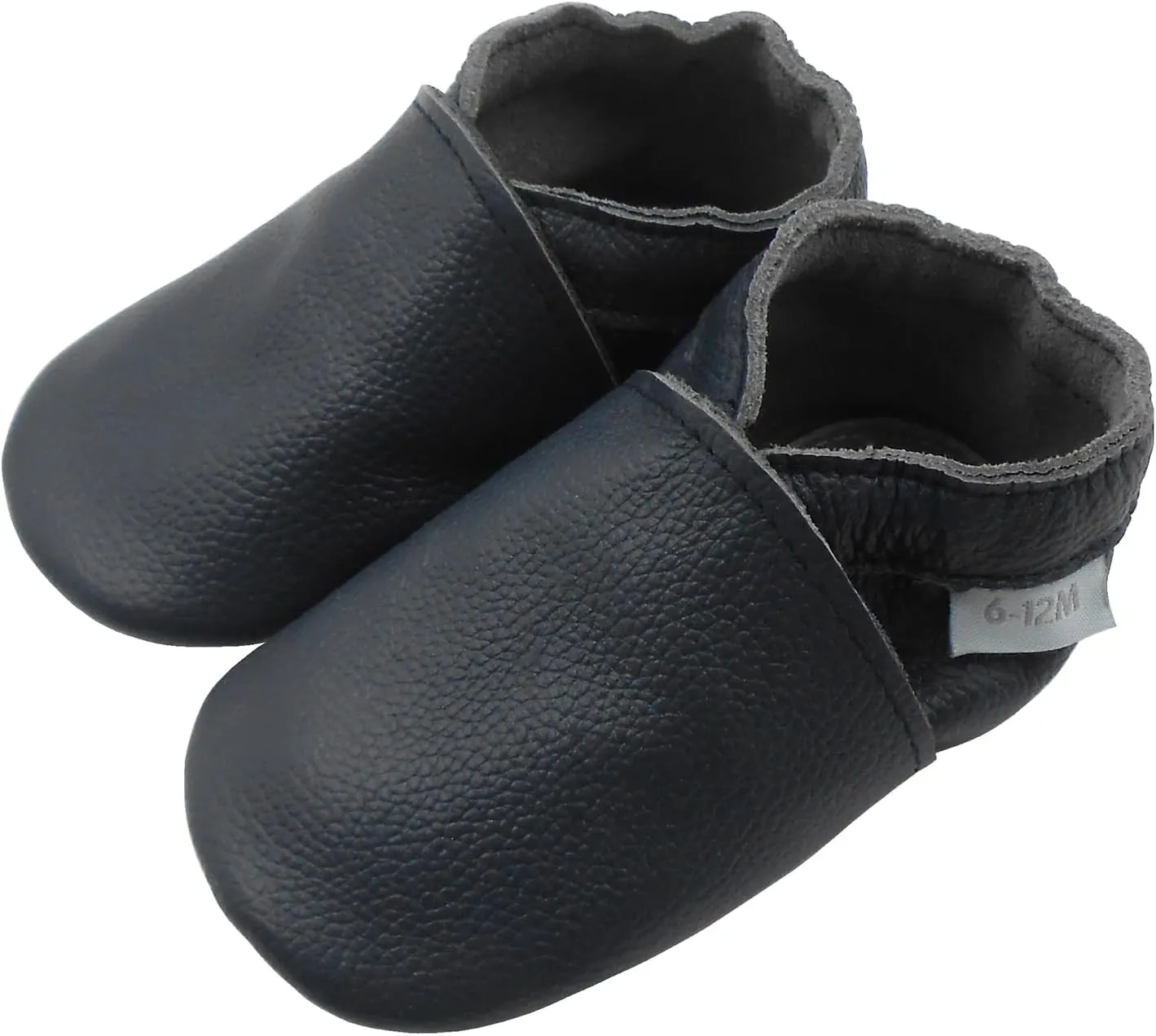 Leather Baby Shoes Boys Girls Moccasins Infant Toddler Slippers Soft Sole Anti-Slip Baby Walking Crib Shoes