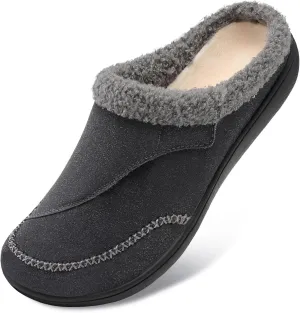 LeIsfIt Womens Wide Slippers Adjustable Diabetic Slippers Memory Foam Swollen Arthritis Edema House Shoes Indoor Outdoor